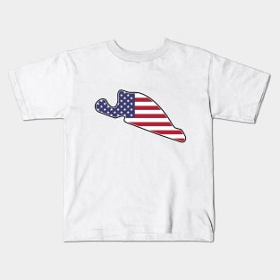 Portland International Raceway [outline] Kids T-Shirt